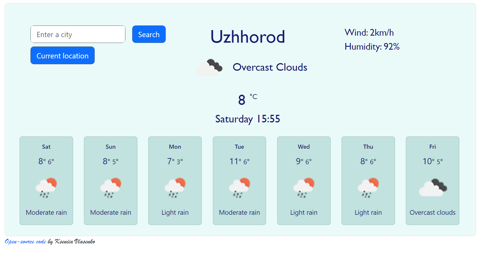 image of weather project